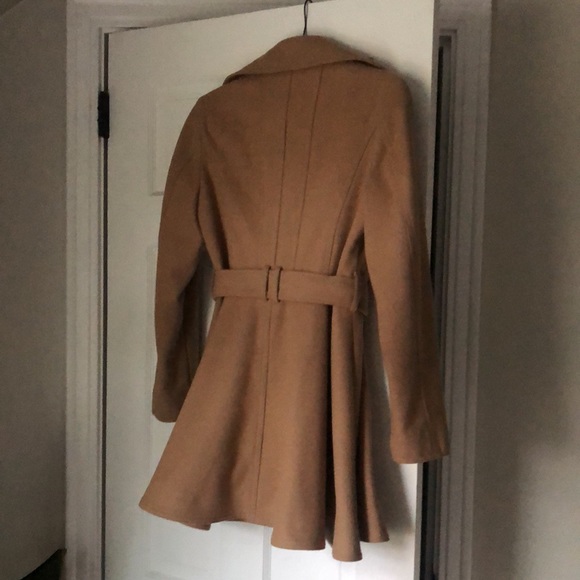Camel Wool Coat - Picture 4 of 9